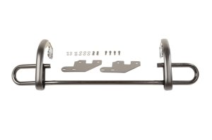 Jeep Wrangler Bumper Guard - Rear - Rugged Ridge - Double Tube - Black - `15-`17